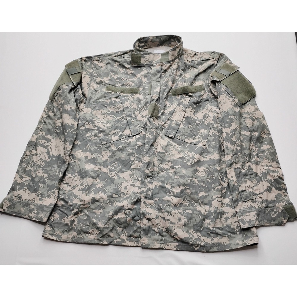 Army Coat Combat Uniform Mens Large Long‎ Digital Camo Full Zip Ripstop Propper